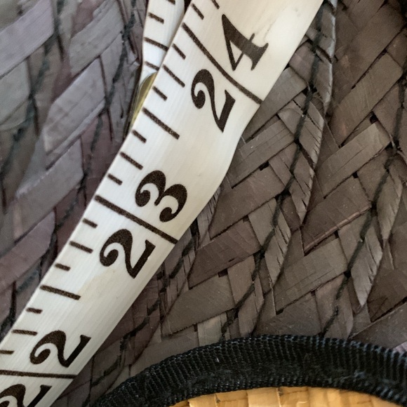 Emmanuel Geraldo Light Black Straw Wide Brim Colourful Hat Polka Dot Embellished - Picture 12 of 17